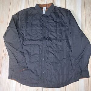 NWT Unionbay Men’s  Nylon to Flannel Reversible Jacket Black Jacket Size XXL‎